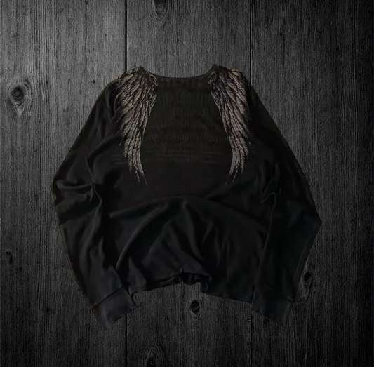 “Affliction” Black LongSleeve T