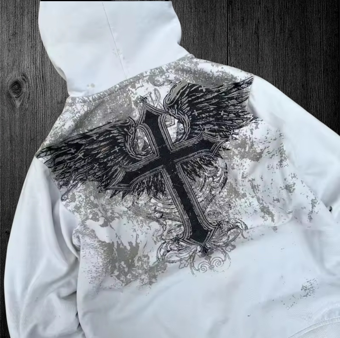 Sinister Cross y2k hoodie