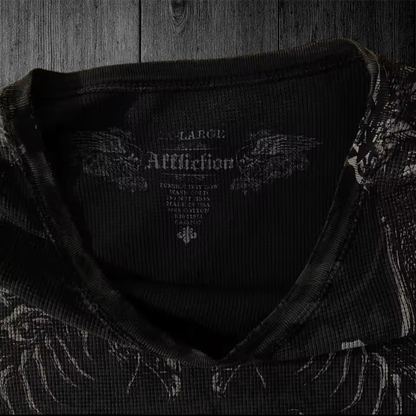 “Affliction” Black LongSleeve T