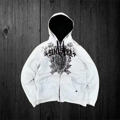 Sinister Cross y2k hoodie